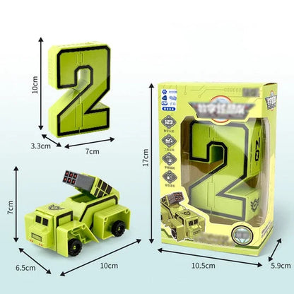 Toy Deformation Number Transform Robot