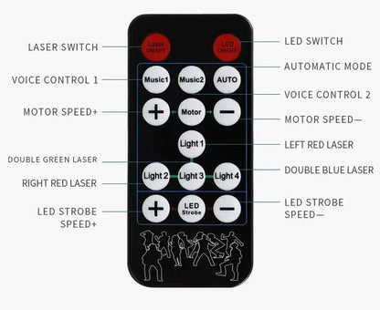 9-Eye Laser Party Light