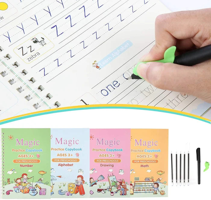 Reusable Copybook With Pen