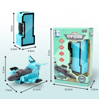 Toy Deformation Number Transform Robot