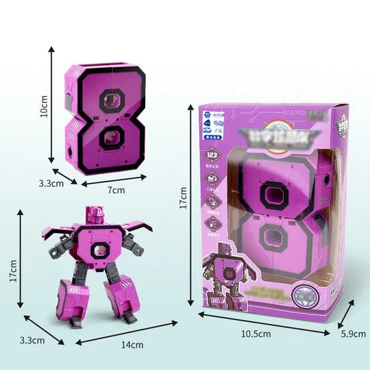 Toy Deformation Number Transform Robot