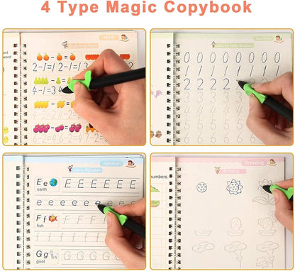 Reusable Copybook With Pen