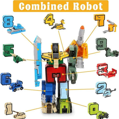 Toy Deformation Number Transform Robot