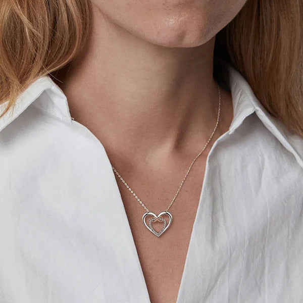 Granddaughter, Always Keep Me in Your Heart - Infinity Pendant