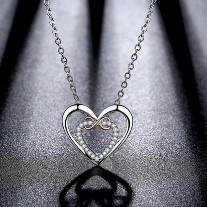 Granddaughter, Always Keep Me in Your Heart - Infinity Pendant